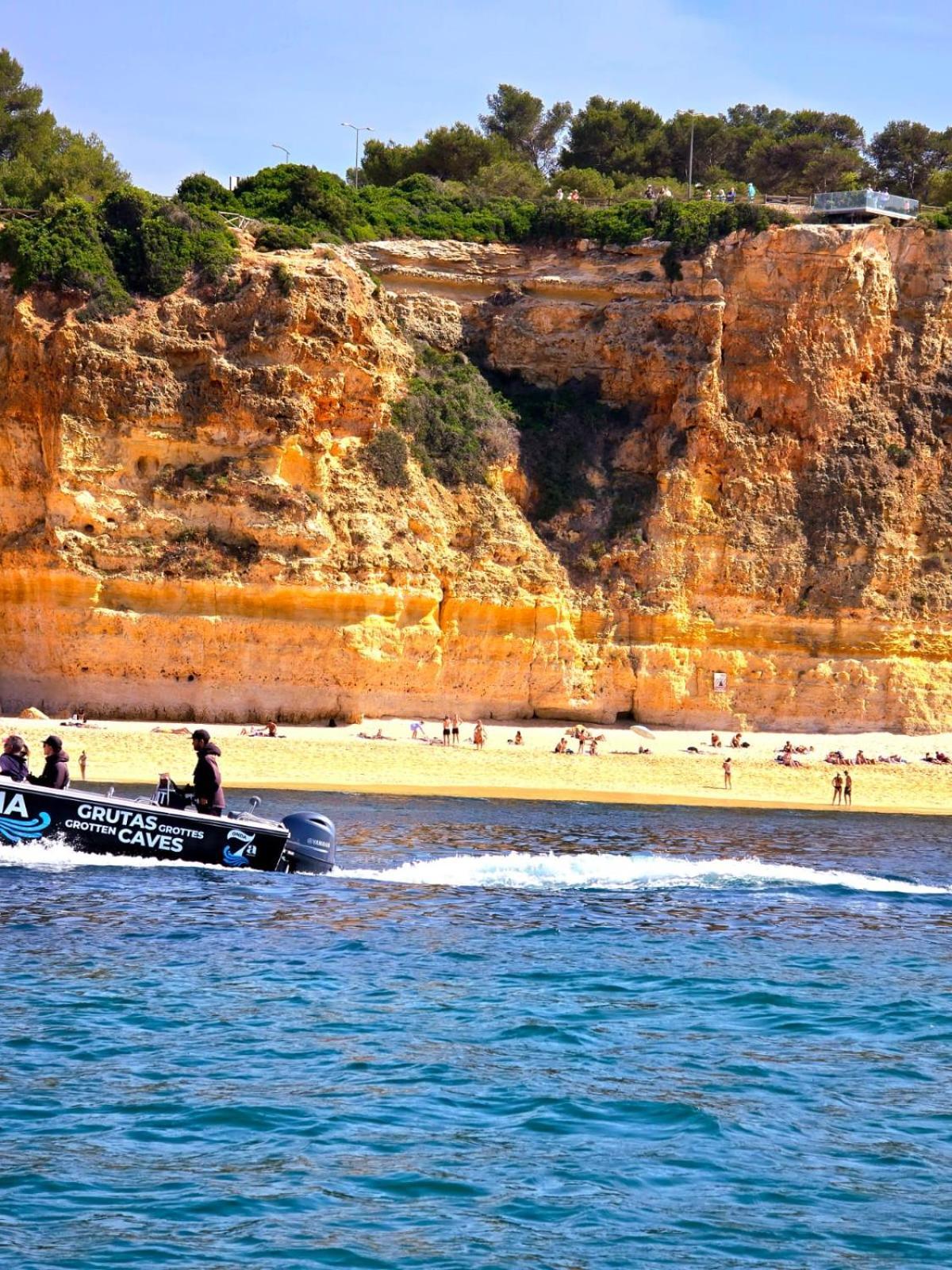 White T1 - Ocean View Apartment Albufeira Exterior photo