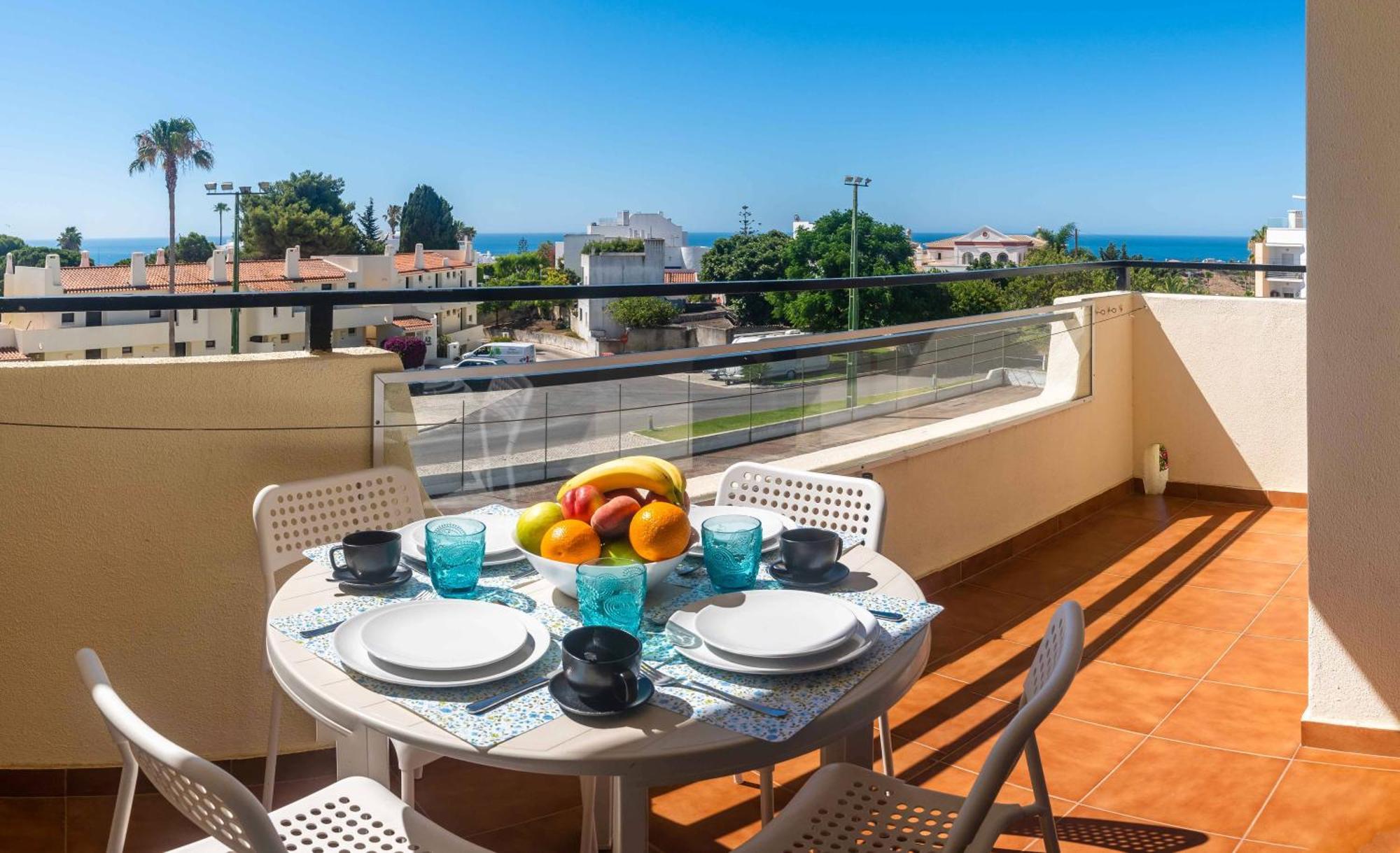 White T1 - Ocean View Apartment Albufeira Exterior photo